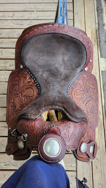 16" Vintage Circle Y Equitation Saddle