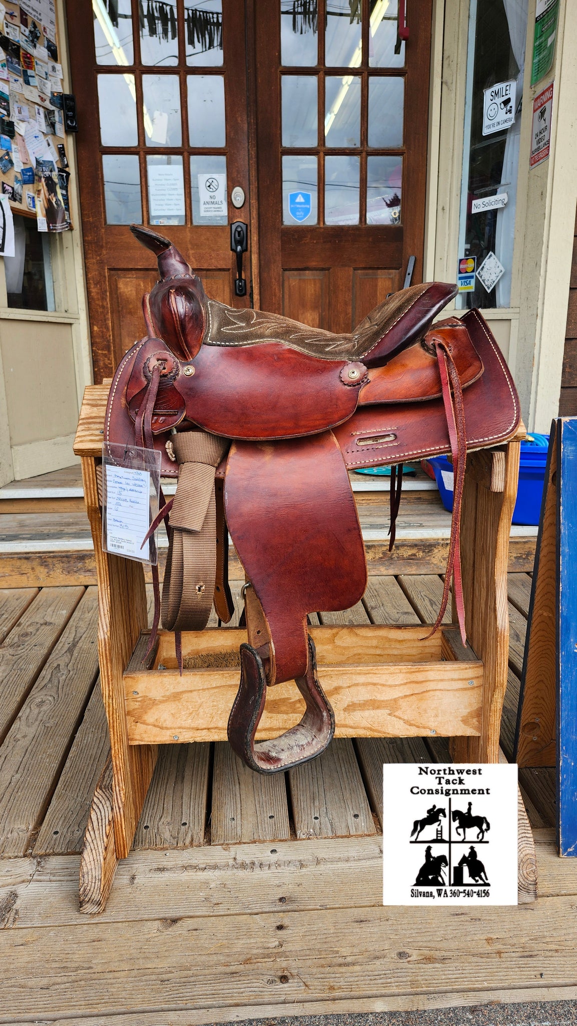 13" American Saddlery General Lee Western Saddle