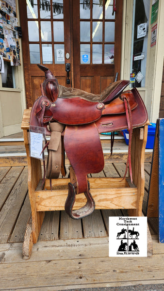 13" American Saddlery General Lee Western Saddle