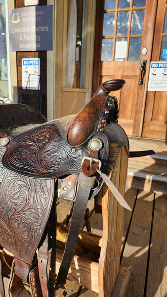 15" Vintage Simco Western Trail Saddle