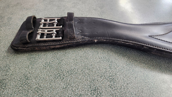 24" Total Saddle Fir Leather Dressage Girth