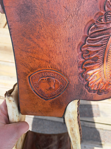 16" Hereford Tex Tan Western Saddle