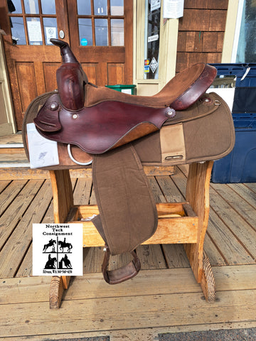 On Trial  16" Fabtron Synthetic Western Saddle