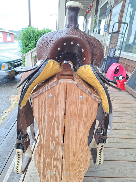 16" Silver Royal Jackpot All Around Roping Saddle