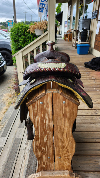 15.5" Hereford Tex Tan Western Equitation Show Saddle