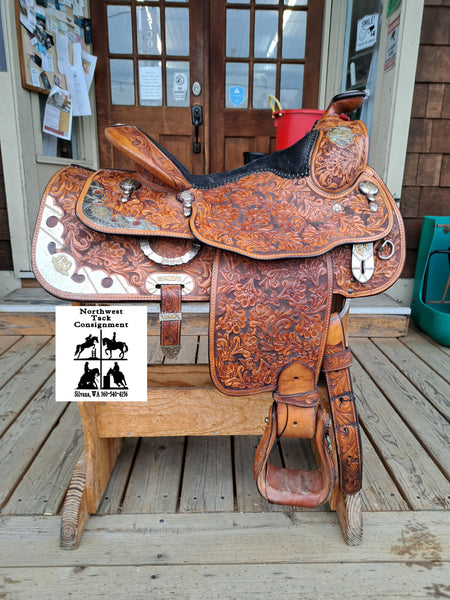 15" Billy Cook Longhorn Western Equitation Show Saddle