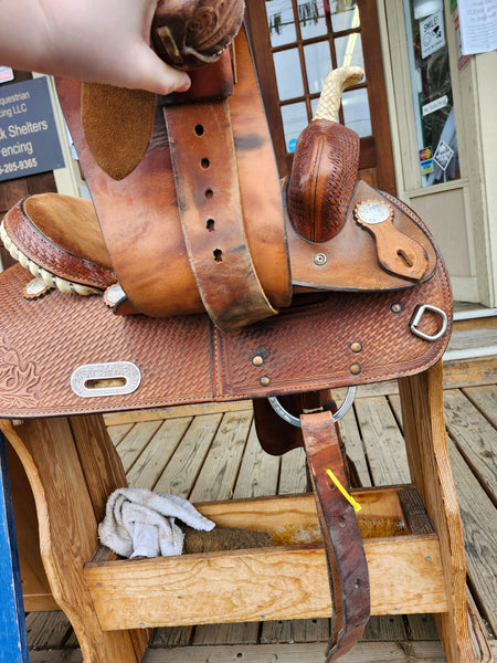 14" Crates Kim Landry Barrel Racing Saddle