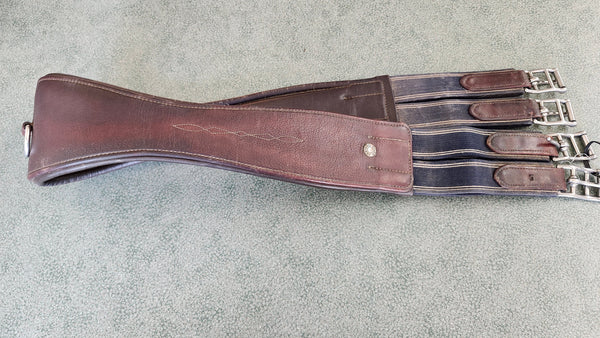 50" Dover Saddlery Leather Hunt Girth