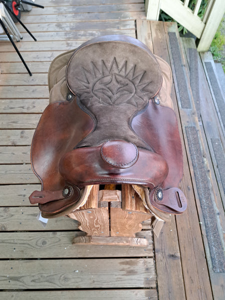 15" Big Horn Cordura Roper Western saddle