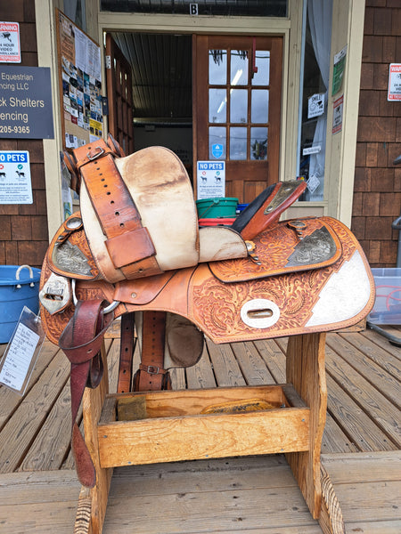 15.5" Big Horn Equitation Saddle