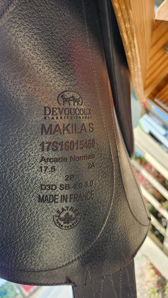 17.5" Devoucoux Makila S Dressage Saddle