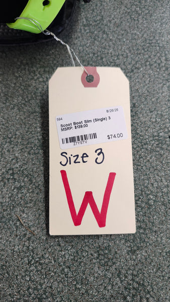SINGLE Sccot Boot Slim -Size 3