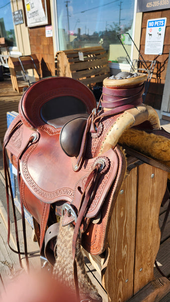 15.5" J. Stead Wade Ranch Roper Saddle