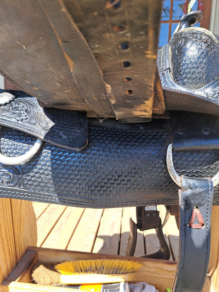 14" Silver Royal Challenger Western Show Saddle