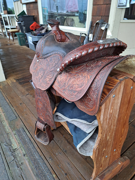 15" Billy Cook Western Equitation Show Saddle