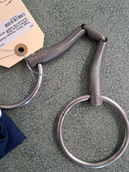 5.75" Fager Maria Double Jointed Snaffle