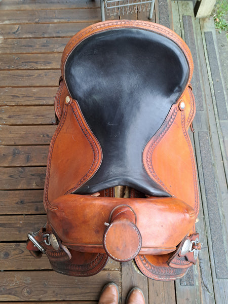 16" Ortho-flex Range Roper Ranch Saddle