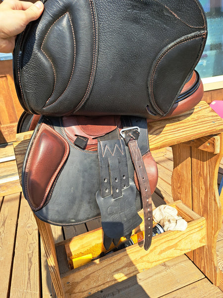 17" Peter Horobin Stride Free Melbourne 2 Close Contact Saddle