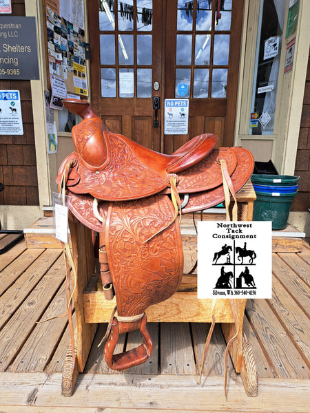 14" George Lawrence Vintage Ranch Saddle