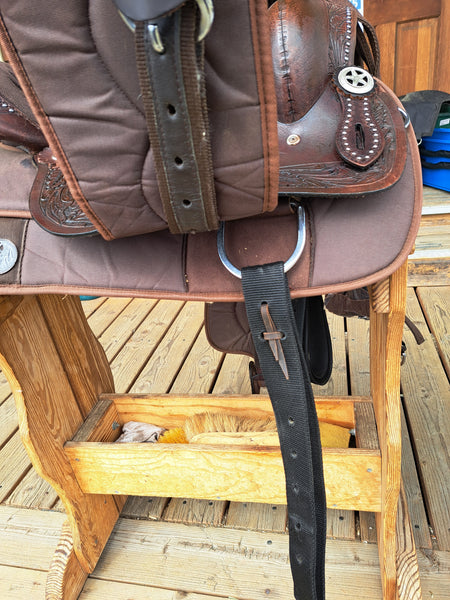 16" King Series Synthetic Western Saddle