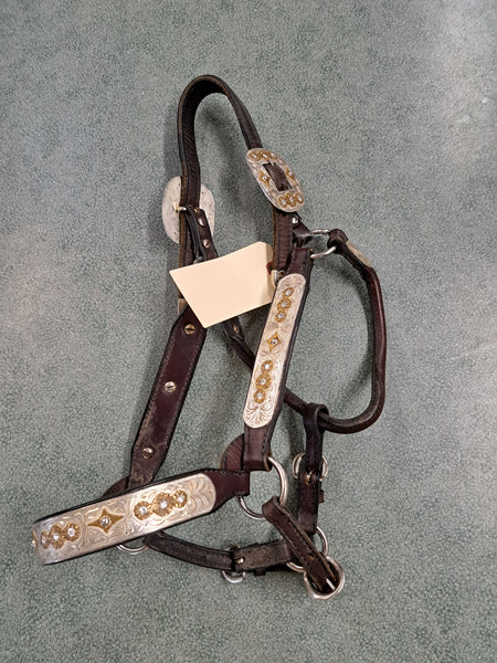 Tory Leather Silver Show Halter
