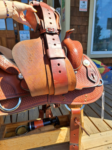 15.5" Crates Classic Reining Saddle