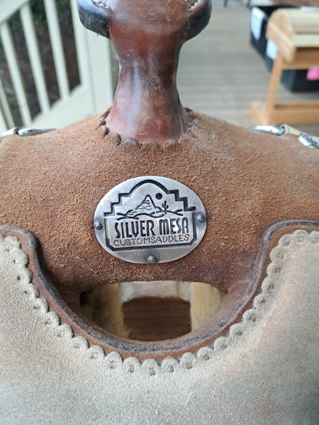 15" Silver Mesa Rough Out Work Saddle