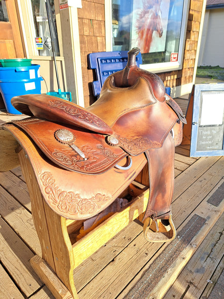 16" Don Leson Reinmaker Reining Saddle