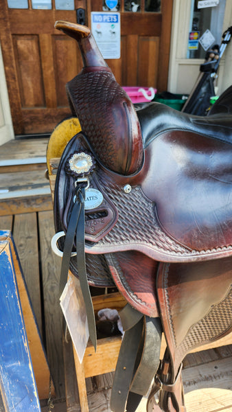 15" Crates Round Skirt Western Trail Saddle