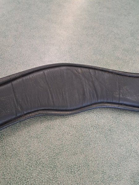 27" Prestige Contoured Leather dressage girth
