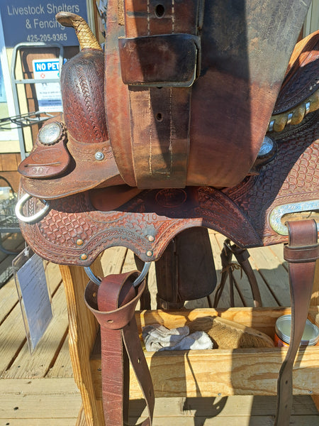 14" Billy Cook BW Barrel Racing Saddle