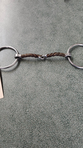 5" Myler Loose ring Twisted sweet iron Bit