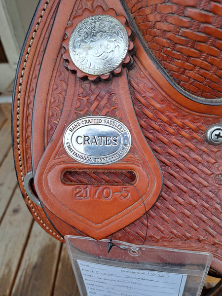 17" Crates Supreme Western Trail Saddle