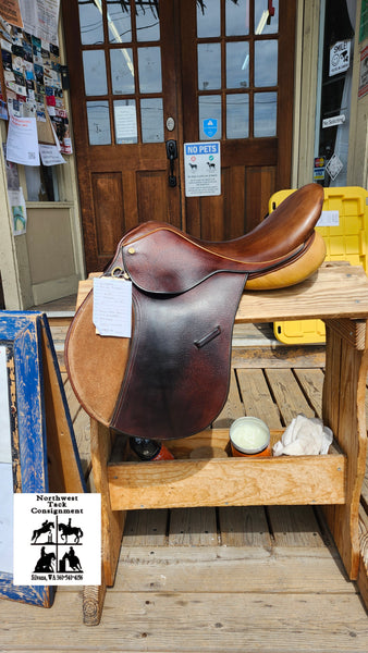 16.5" Collegiate Art All Purpose English Saddle