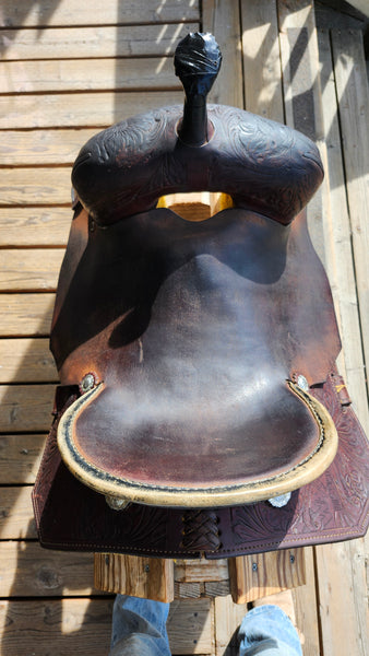14.5" Maverick by Longhorn Barrel Racing Saddle