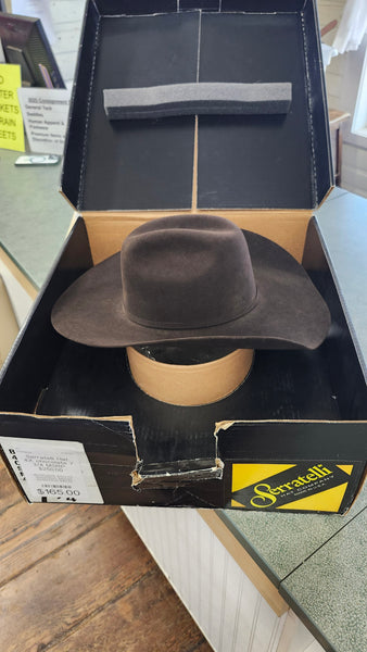 Serratelli Hat 4X - Chocolate, 7 3/4