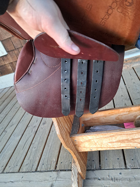ON TRIAL 17" Stubben Edelweiss Close Contact Jump Saddle