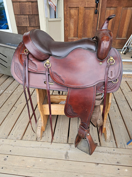 17.5" Big Horn Draft Horse Saddle