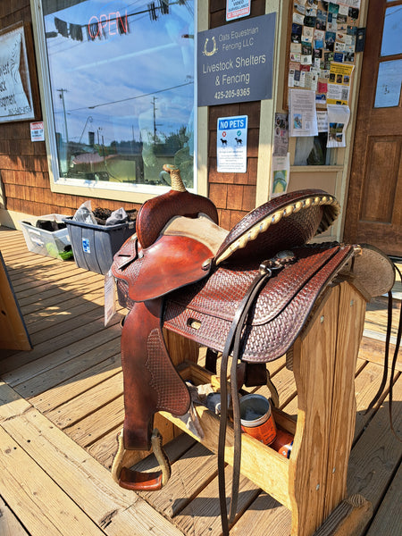 16" Barrel Racing Saddle