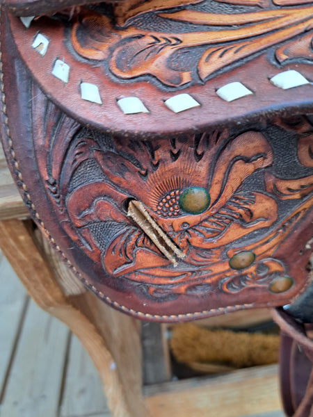 15" Tex Tan Western Saddle
