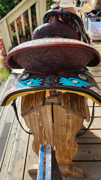 15" Barrel Racing Saddle Package