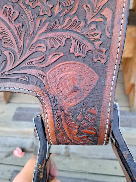 16" Hereford Tex Tan Western Equitation Show Saddle