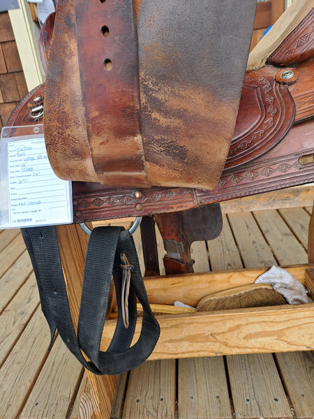 On Trial 16" TexTan Western Trail Saddle