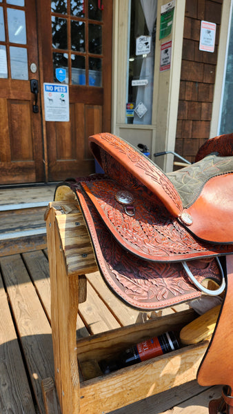 14" Tex Tan Pro Only Barrel Saddle