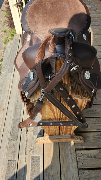ON TRIAL 15" Synthetic Western Saddle