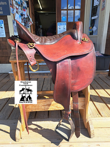 16.5" Tucker River Plantation Endurance Saddle