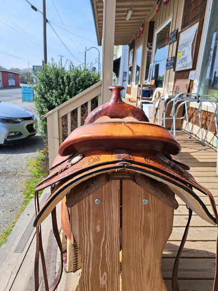 16" Hereford Tex Tan Western Saddle