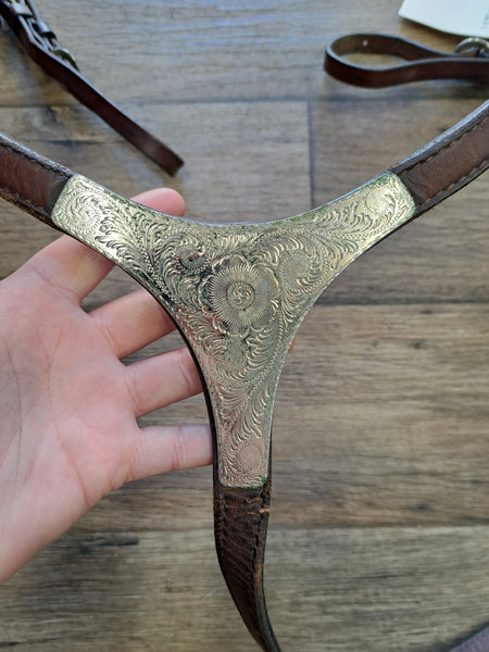 Circle Y Silver Breastcollar