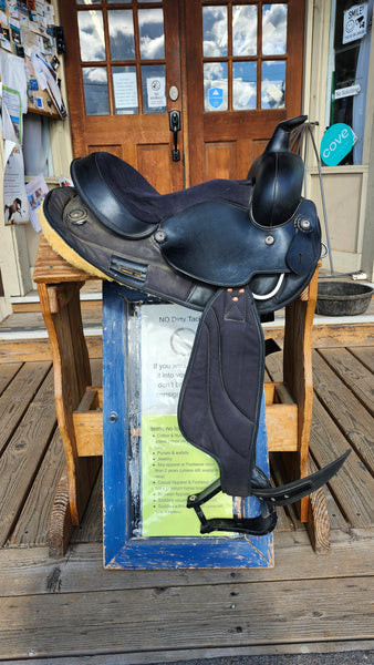 14" Circle P Synthetic Western Saddle