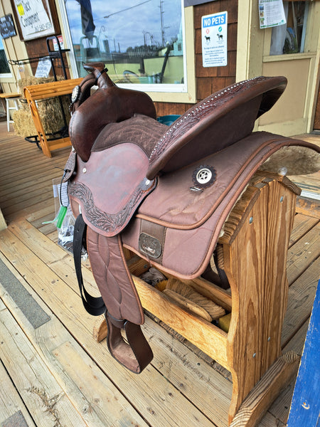 16" King Series Synthetic Western Saddle